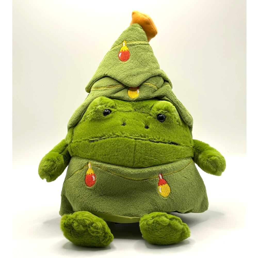 Cuddly, Soft Christmas Tree/Rain Frog Inspired Plush Stuffed Animal - New